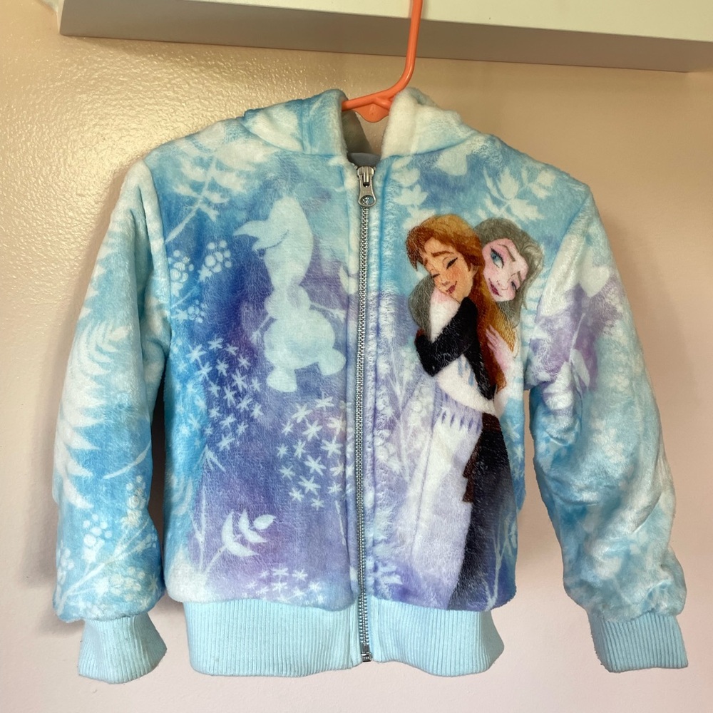 Disney Frozen Blue and White Kids Jacket